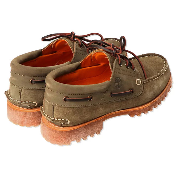 Timberland TBA2AA3A58 Authentic 3eye Handsewn Boat Shoe DARK GREEN Suede