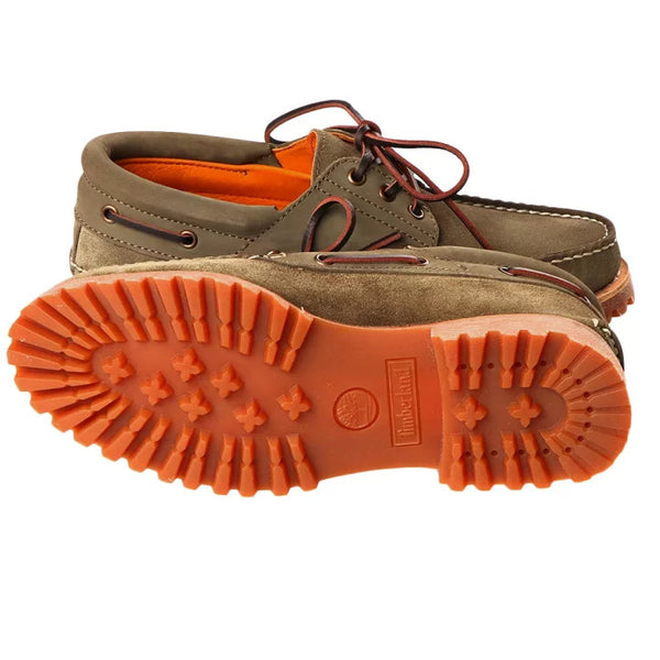 Timberland TBA2AA3A58 Authentic 3eye Handsewn Boat Shoe DARK GREEN Suede