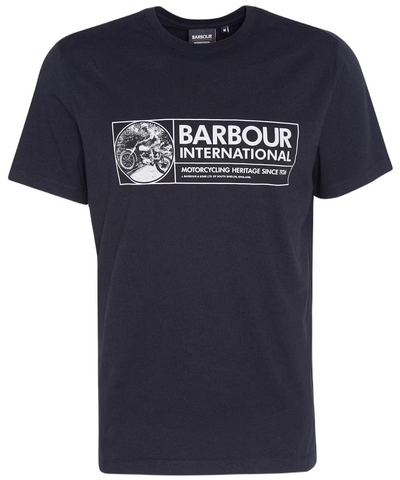 BARBOUR MTS1243-BK31 International Chisel T-Shirt BLACK