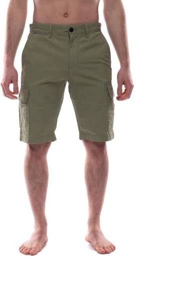 Tommy Hilfiger MW0MW04310 John CRG Cargo Short Light Twill Bermuda Uomo Olive Green