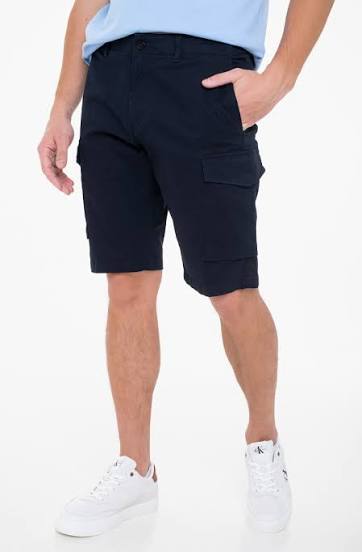 Tommy Hilfiger John Cargo Short Bermuda Uomo Tasconato BLU NAVY