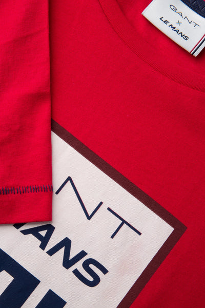 Gant 2003047-610 The Original Le Mans Limited SS T-Shirt RED