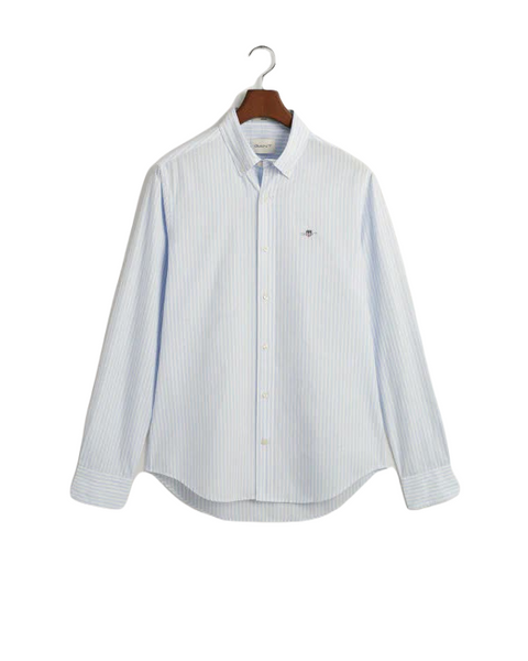 GANT 3000132-455 Slim Poplin Stripe Shirt LIGHT BLUE
