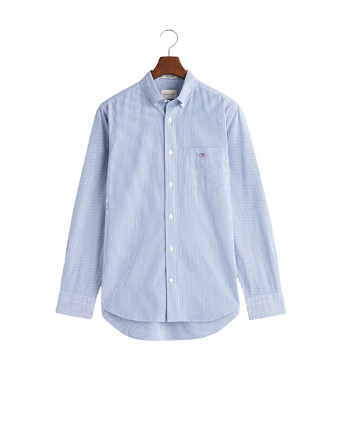 GANT 3000140-436 Reg Classic Poplin Banker Shirt COLLEGE BLUE