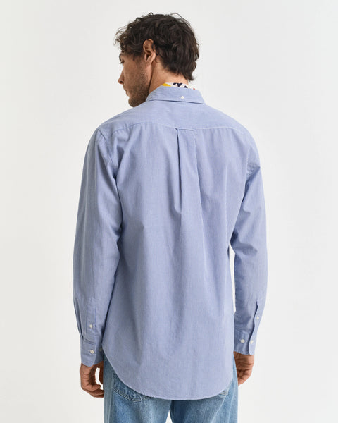 GANT 3000140-436 Reg Classic Poplin Banker Shirt COLLEGE BLUE