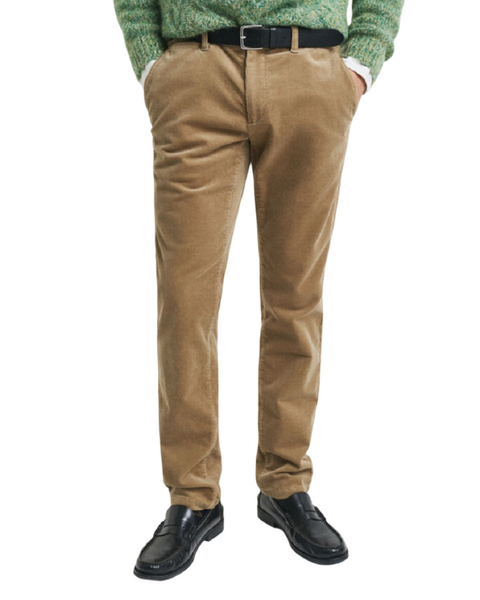 GANT 1505319-264 Pantalone Chino Slim in Velluto a Coste LIGHT TAUPE
