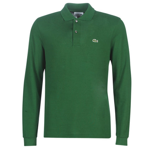 Lacoste L1312-132 Polo Pique' Manica Lunga Classic GREEN