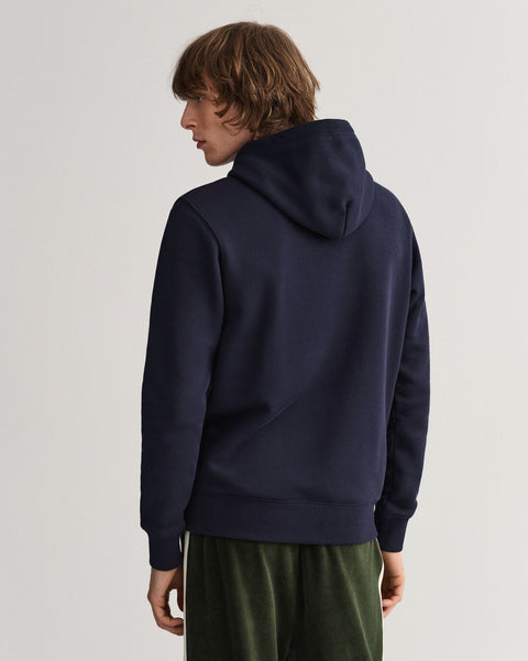 GANT 2047017-433 Felpa The Original Hoodie Sweat EVENING BLUE