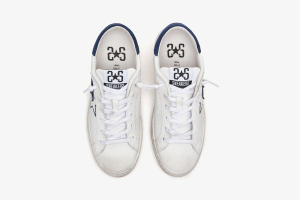 2STAR 2SU3432-032 Low 100 White Blue Sneakers