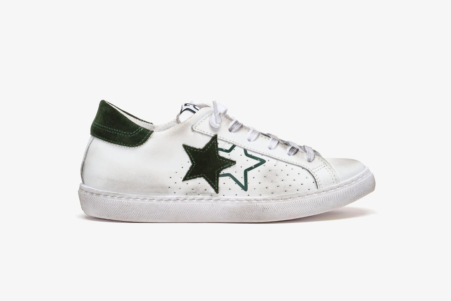 2STAR 2SU3435-035 Sneakers Low 100 White Green
