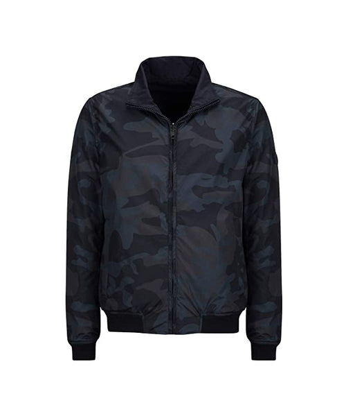 WOOLRICH WOCPS2433-3919 Reversible Camou Jacket BLU NAVY