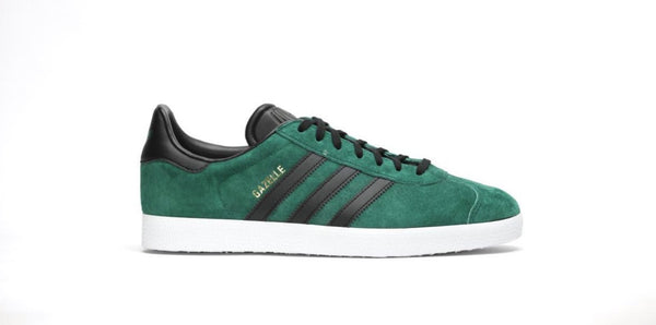 Adidas Originals BB5487 Gazelle Suede Green-Black-Gold Uomo