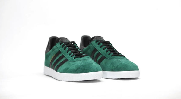 Adidas Originals BB5487 Gazelle Suede Green-Black-Gold Uomo