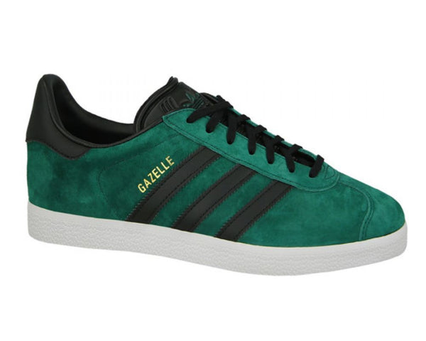 Adidas Originals BB5487 Gazelle Suede Green-Black-Gold Uomo