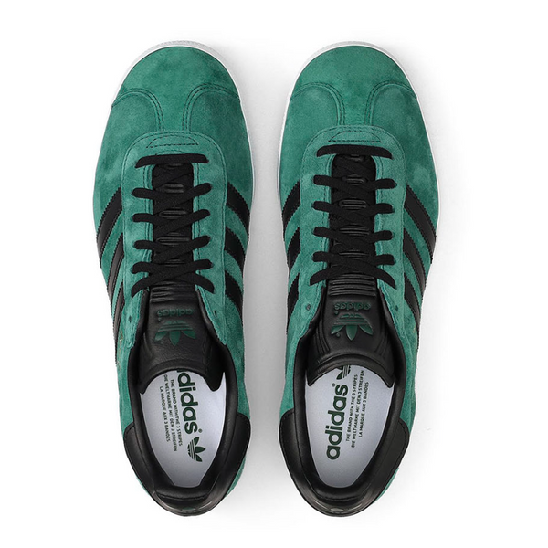 Adidas Originals BB5487 Gazelle Suede Green-Black-Gold Uomo