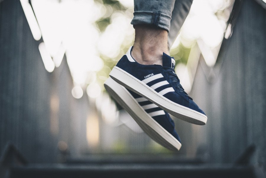 Adidas BZ0086 Campus Sneakers Suede Blue TROVISO1883 Adidas BZ0086 Campus Sneakers Suede Blue TROVISO1883