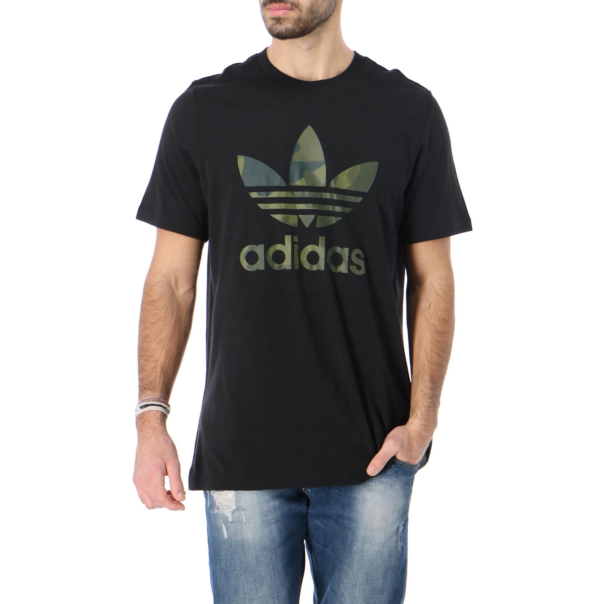 Adidas Originals T-Shirt FM3338 Trefoil – BLACK TROVISO1883 Camou