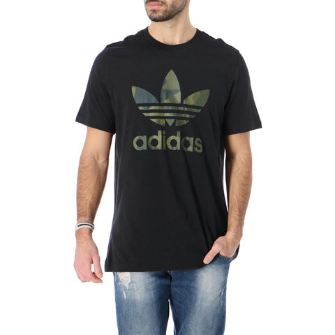 Adidas Originals FM3338 Camou Trefoil T-Shirt BLACK