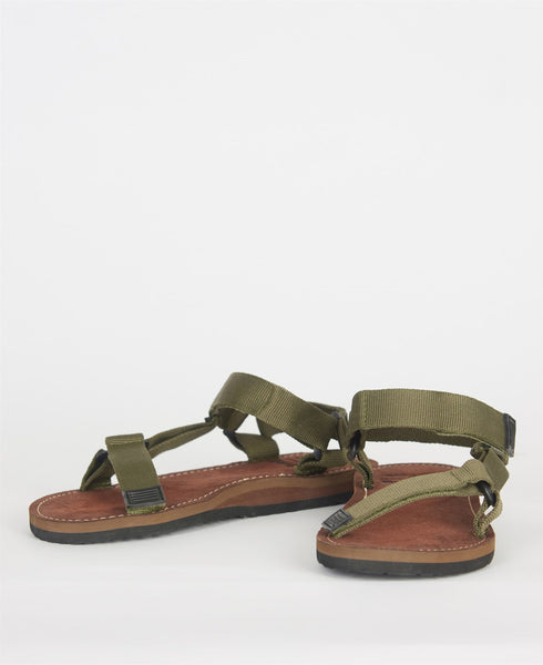 BARBOUR MBS0011OL52 Hillman Sandal OLIVE GREEN