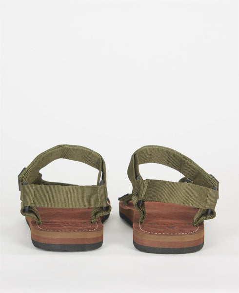 BARBOUR MBS0011OL52 Hillman Sandal OLIVE GREEN