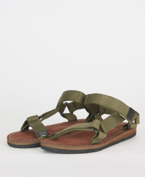 BARBOUR MBS0011OL52 Hillman Sandal OLIVE GREEN