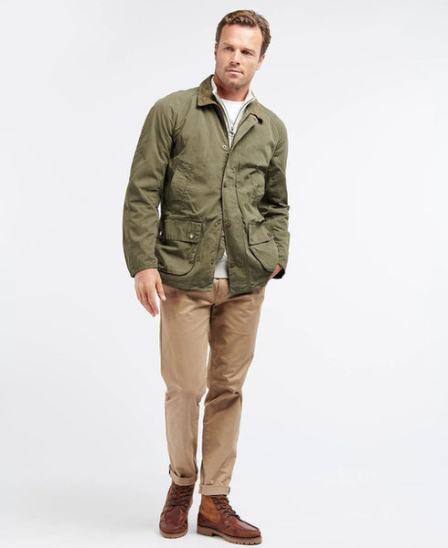 BARBOUR MCA0732-OL51 Ashby Casual Summer Jacket OLIVE GREEN