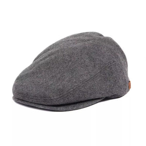 BARBOUR MHA0439-GY31 Redshore Flat Cap CHARCOAL GRAY