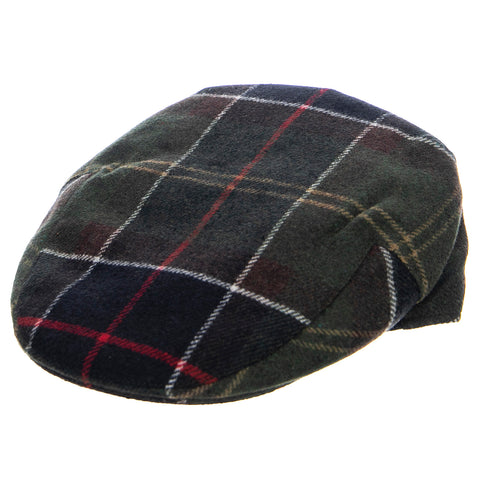 BARBOUR MHA0558-TN11 GALLINGALE Tartan Flat Cap