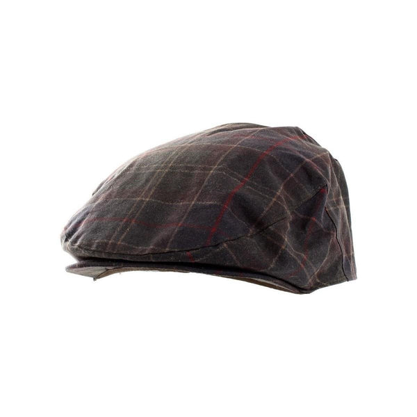 BARBOUR MHA0636-TN11 Tartan Wax Flat Cap CLASSIC TARTAN