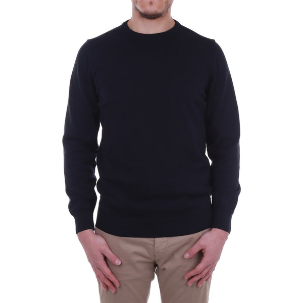 BARBOUR MKN0932-NY91 Pima Cotton Crew Neck Pullover BLU NAVY