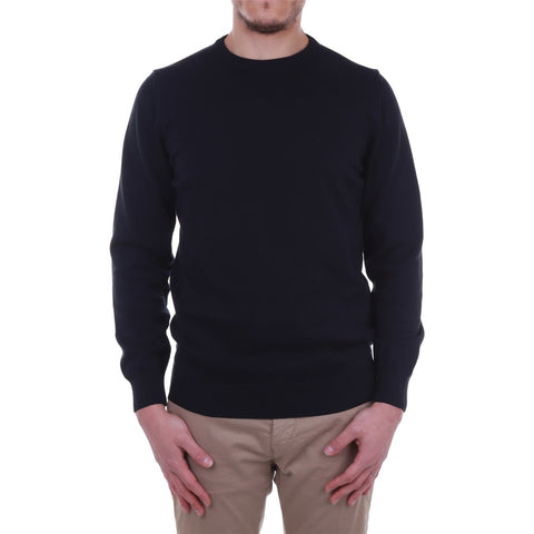 BARBOUR MKN0932-NY91 Pima Cotton Crew Neck Pullover NAVY BLUE