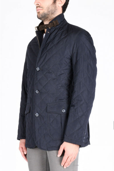 BARBOUR MQU0508-NY71 Quilted Lutz Jacket BLU NAVY