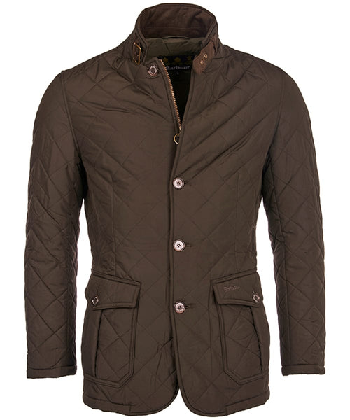 BARBOUR MQU0508-OL51 Quilted Lutz Jacket OLIVE BROWN