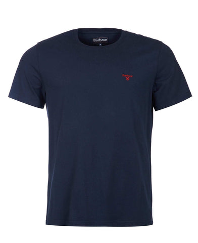 BARBOUR MTS0331-NY91 Sports Cotton T-Shirt NAVY BLUE