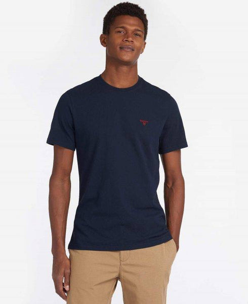 BARBOUR MTS0331-NY91 Sports Cotton T-Shirt NAVY BLUE