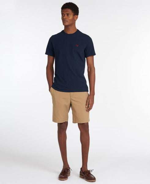 BARBOUR MTS0331-NY91 Sports Cotton T-Shirt NAVY BLUE