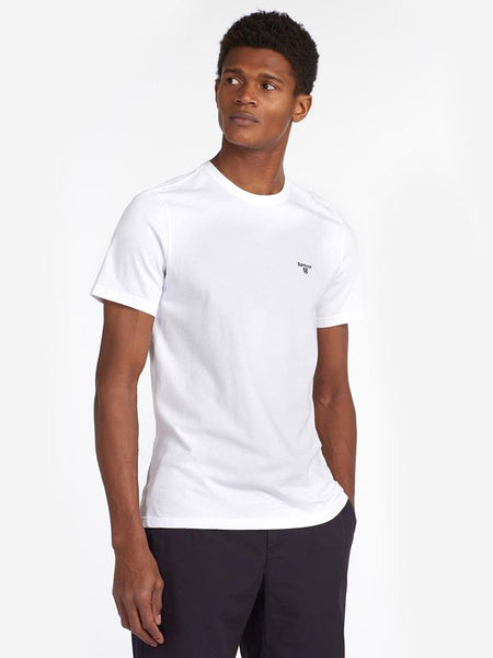 BARBOUR MTS0331-WH11 Sports Cotton T-Shirt WHITE