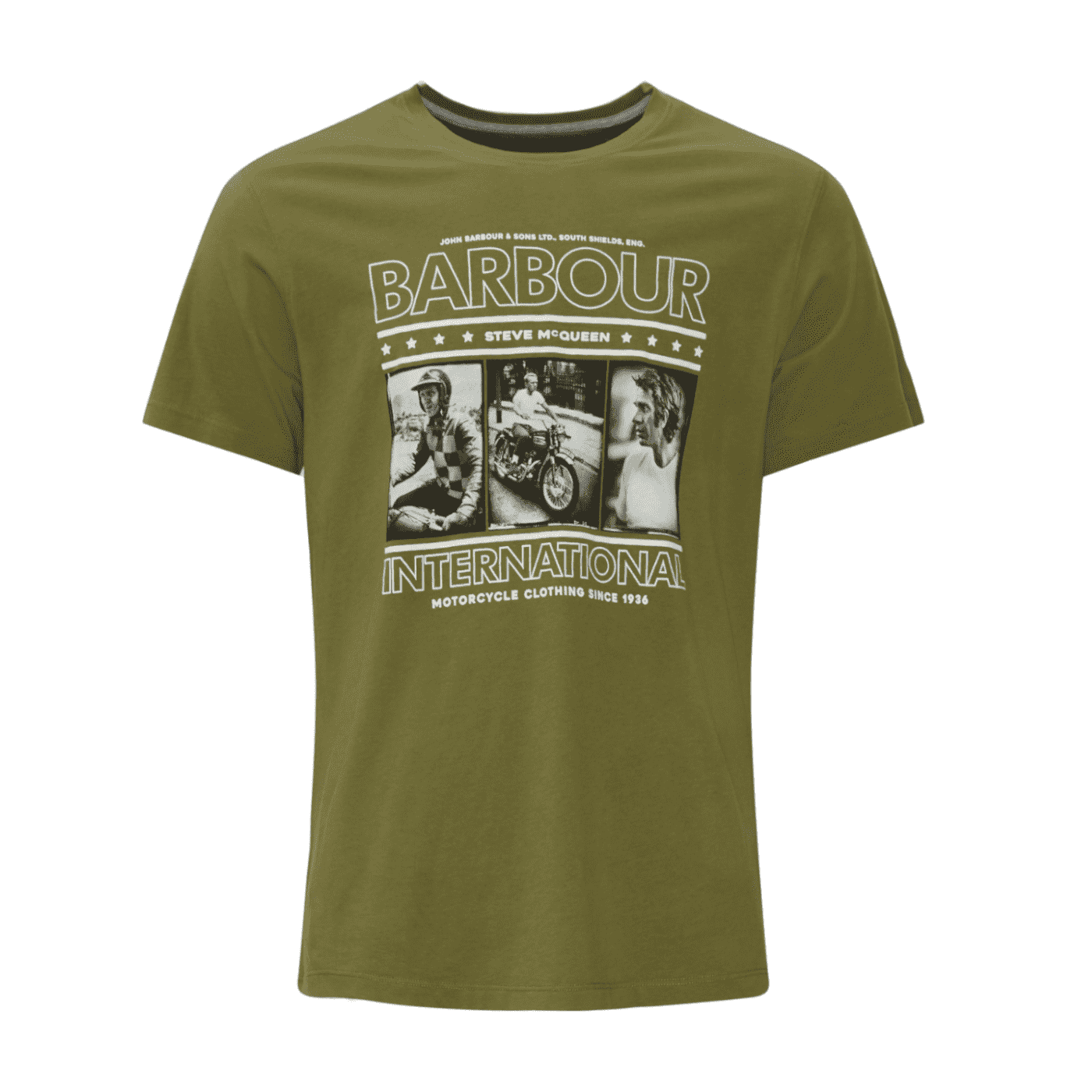 BARBOUR MTS0932-OL73 International Steve McQueen Real Military T