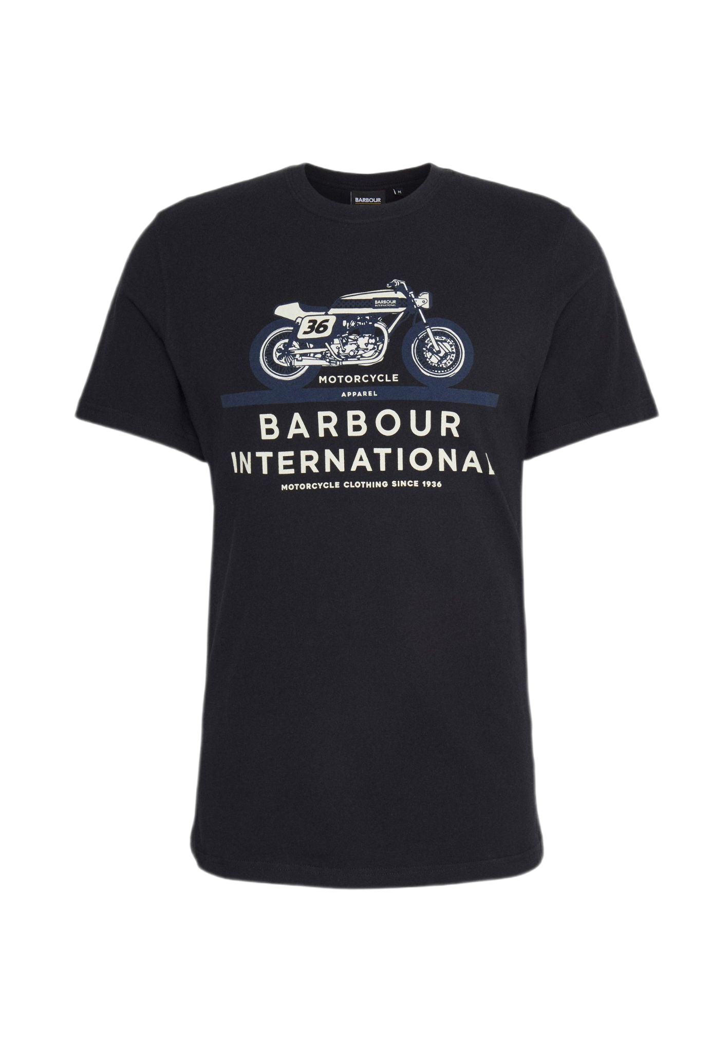 BARBOUR MTS0938-BK31 International Cal T-Shirt BLACK