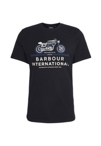 BARBOUR MTS0938-BK31 International Cal T-Shirt BLACK