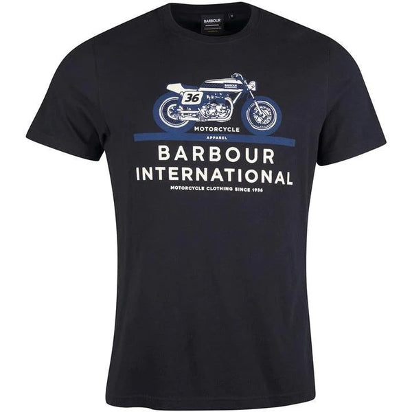 BARBOUR MTS0938-BK31 International Cal T-Shirt BLACK