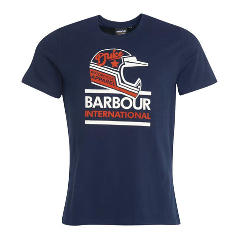 BARBOUR MTS0977-NY91 International Legendary Duke T-Shirt BLU NAVY