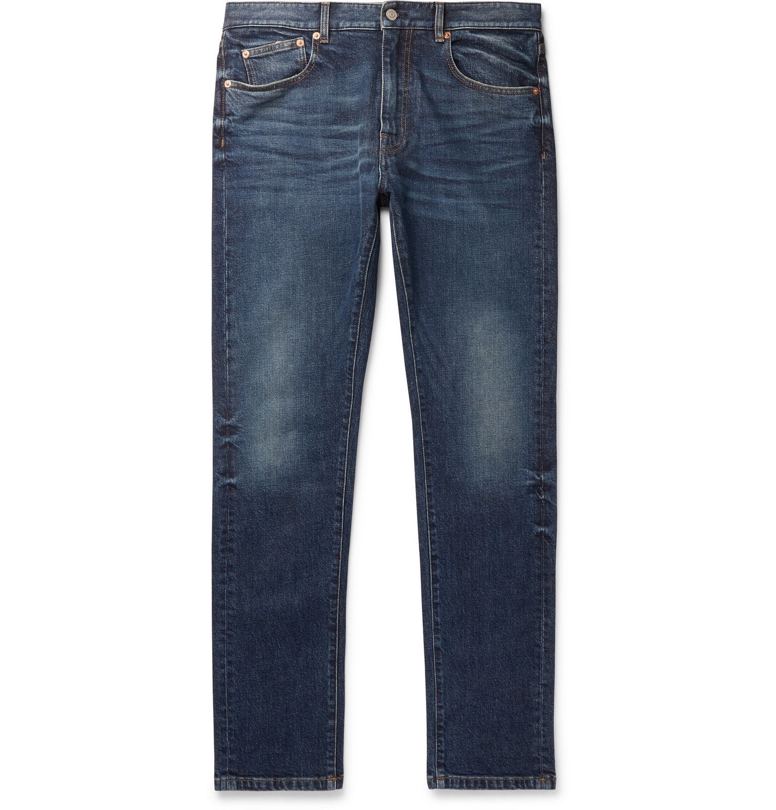 BELSTAFF 71100497-80125 Longton Slim Dark Denim Washed Jeans Uomo Slim Fit