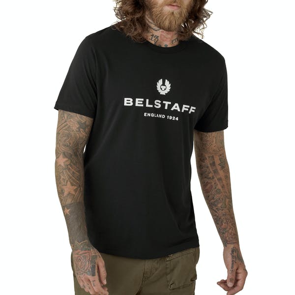 BELSTAFF 71140348-90 1924 2.0 T-Shirt Crew Neck BLACK
