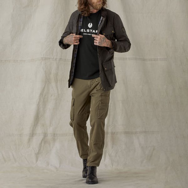 BELSTAFF 71140348-90 1924 2.0 T-Shirt Crew Neck BLACK