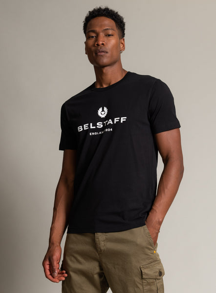 BELSTAFF 71140348-90 1924 2.0 T-Shirt Crew Neck BLACK