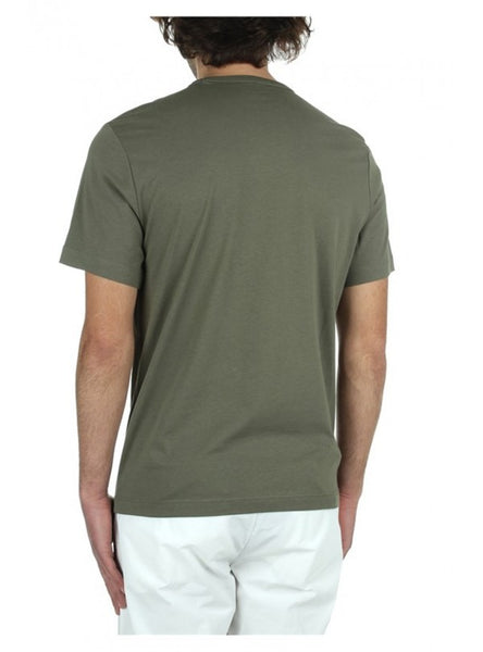BLAUER 20SBLUH2176-004547 T-Shirt Cadet Logo Crewneck MILITARY GREEN