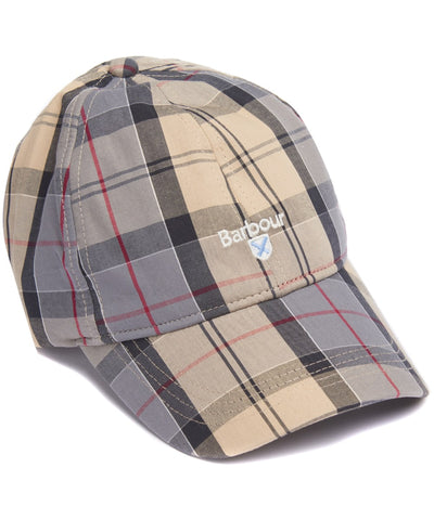 Barbour MHA0617-TN31 Sports Tartan Cap Berretto Cotton Classic Dress Tartan