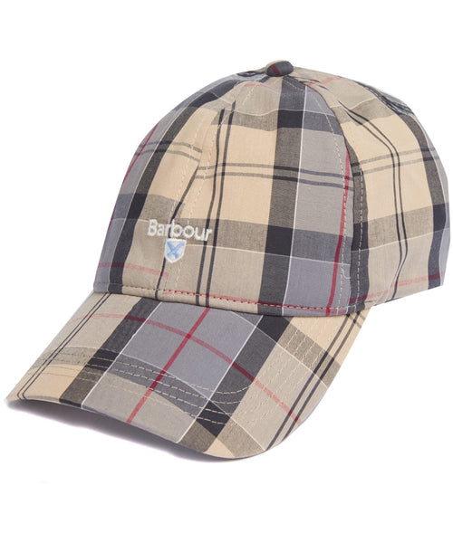 Barbour MHA0617-TN31 Sports Tartan Cap Berretto Cotton Classic Dress Tartan