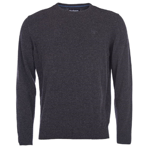 Barbour MKN0345-CH51 Shetland Crew Neck Wool Crew Neck Pullover CHARCOAL GRAY